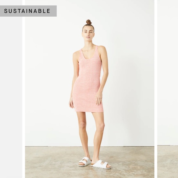 Le Ore Bandier Rimini Coral Pink Dress size large - Picture 1 of 11